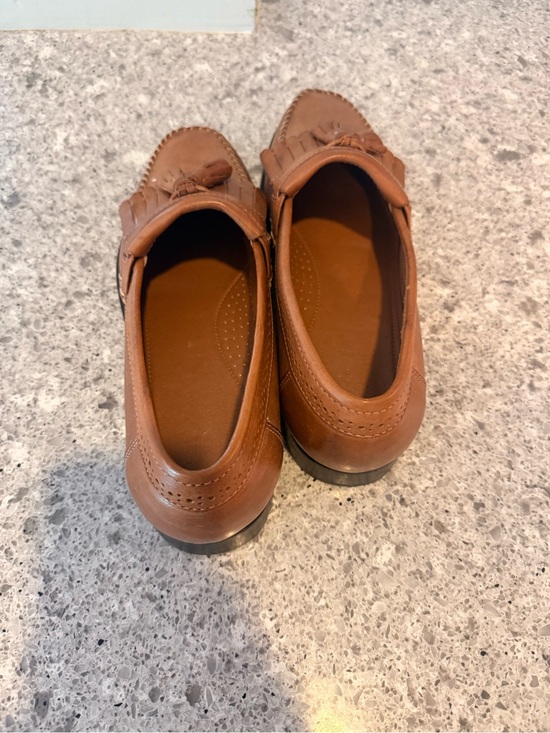 G.H. Bass & Co. Cognac Brown Leather Tassel Loafers main image 6